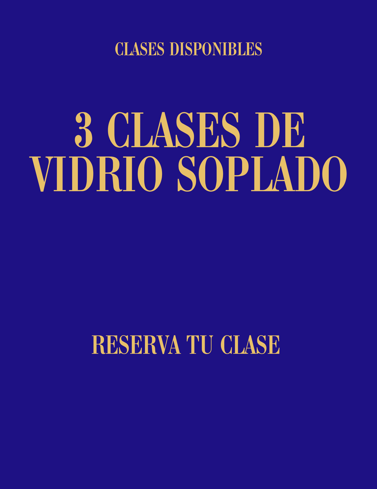 3 Clases de Vidrio Soplado
